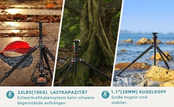 Statyw fotograficzny 200 cm, ROXTAK aluminiowy statyw fotograficzny