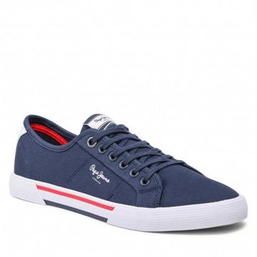 Pepe Jeans Tenisówki Brady Men Basic PMS30816 Navy 595