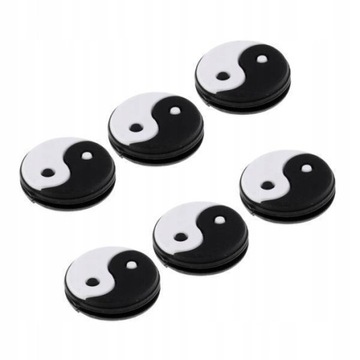 4x6 szt. Tłumik drgań rakiety tenisowej Yin Yang