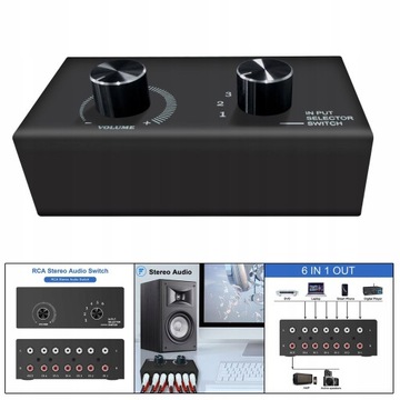 Аудиоусилитель RCA Переключатель сигнала
