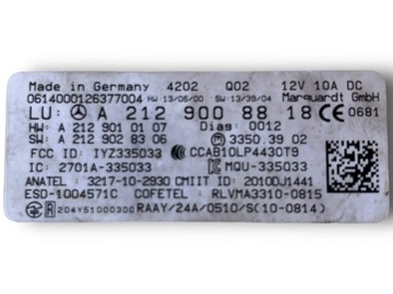 MERCEDES-BENZ S W222 MODUL ŘÍZENÍ KEYLESS A2129008818