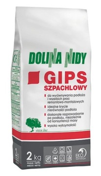 DOLINA NIDY GIPS SZPACHLOWY 2 KG