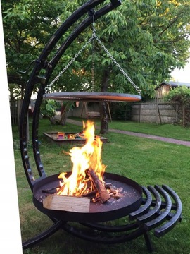 ARTEMIDA подвесной камин-тренога для садового гриля