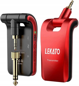 CZERWONY styl LEKATO WS-60 bezprzewodowy odbiornik