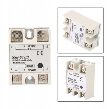 ТВЕРДОТЕЛЬНОЕ РЕЛЕ DCDC SSR60DD 60A