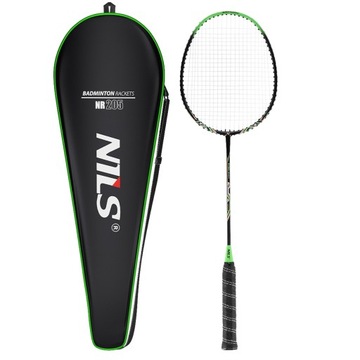 РАКЕТКА ДЛЯ БАДМИНТОНА С КРЫШКОЙ ИЗОДИНАМИЧЕСКАЯ ракетка с полным чехлом