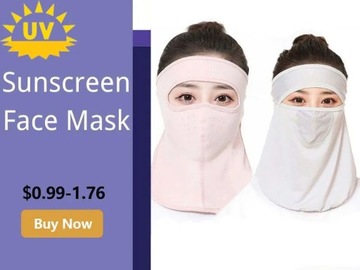 Sunscreen Mask Summer Ice Silk Anti-UV Outdoor Sports Cycling Bike