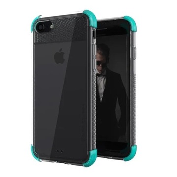 Hybrydowe Etui Covert 2 Antypoślizgowe Apple iPhone SE 2022 Turkusowy