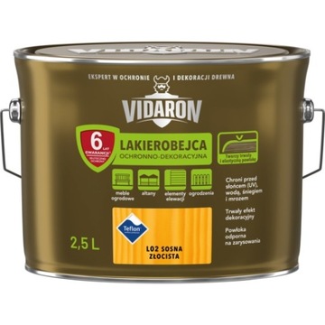 Lakierobejca Vidaron 2.5L Sosna złocista L02