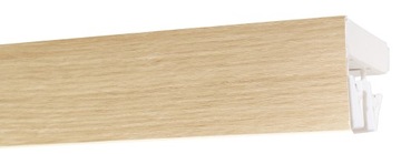 Szyna sufitowa PCV podwójna 480 cm + OSŁONA kolor