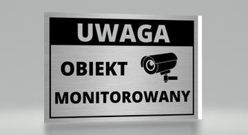 ТАБЛИЧКА ДОСКА ВНИМАНИЕ КОНТРОЛИРУЕМЫЙ ОБЪЕКТ АЛЮМИНИЕВЫЙ МОНИТОРИНГ УФ-КАМЕРА