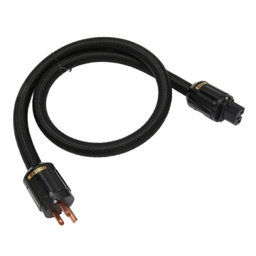 kabel zasilacz hifi 12awg, 3-rdzeniowy wtyk z czystym miedzią, 125 v, 15 a