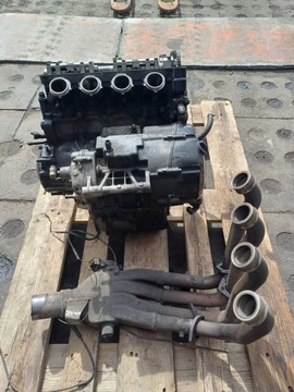 SILNIK BLOK GŁOWICA SŁUPEK SILNIKA KOLEKTOR WYDECHOWY YAMAHA R1 RN01 N503E