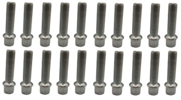 Šrouby 14x1,5x50 Pozink Stříbrný Vw Passat Golf Polo Seat Mercedes Audi 20x