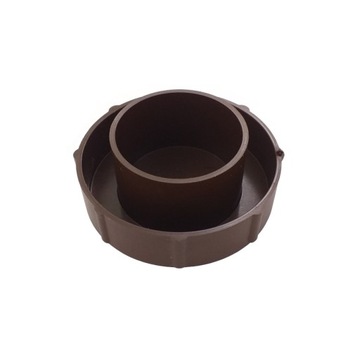 Водосборник Ø100/50 + ПРОБКА, светло-коричневый