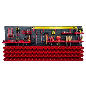 Доска для инструментов 172x78 см | 88 кювет | стена