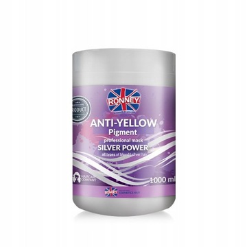 RONNEY NO YELLOW MASKA DO WŁOSÓW ZIMNY BLOND 1L