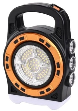 Latarka Lampa Solarna POWERBANK USB mocna