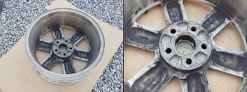 4× DISK HLINÍK AUDI OE A2 A3 8L FACELIFT 8Z0601165F FUNDO ORIGINÁLNÍ 6.0" X 16" 5X100 ET 35