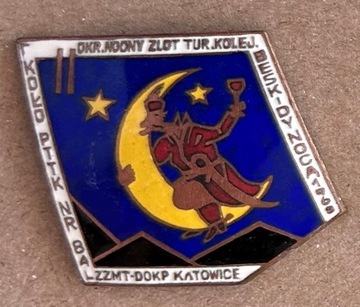 Zlot kolejarzy Beskidy nocą