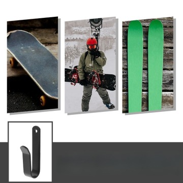 ВЕШАЛКА ДЛЯ СКЕЙБОРДА, ДЕРЖАТЕЛЬ ДЛЯ ЛЫЖ