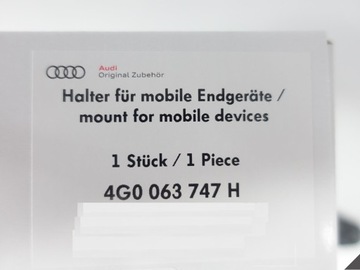 ДЕРЖАТЕЛЬ ДЛЯ МОНИТОРА ДЛЯ ПЛАНШЕТА AUDI A6 Q7 Q8