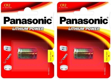 Bateria litowa Panasonic CR2 3V 2 szt