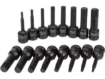 НАБОР УДАРНЫХ НАСАДОК 16 ШТ. М5-М18 1/2'