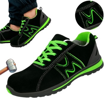 BUTY ROBOCZE Z PODNOSKIEM PÓŁBUTY MĘSKIE OCHRONNE LEKKIE BHP WYGODNE r.45