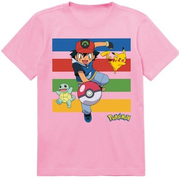 KOSZULKA DZIECIĘCA T-SHIRT DLA DZIECKA POKEMON 128 PREZENT JAKOŚĆ