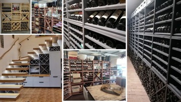 Шкаф для винной стойки для винного книжного шкафа 18 бутылок Eco Presentation