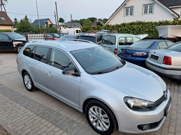 Volkswagen Golf VI Variant 1.6 TDI-CR DPF BlueMotion 105KM 2011 Volkswagen Golf Wersja Style Klimatronik, zdjęcie 6