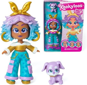 KOOKYLOOS MAGICBOX SERIA 6 PET PARTY - LALECZKA EMMA Z PIESKIEM