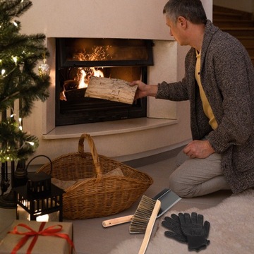 Деревянная щетка Угольная лопата Очистка золы