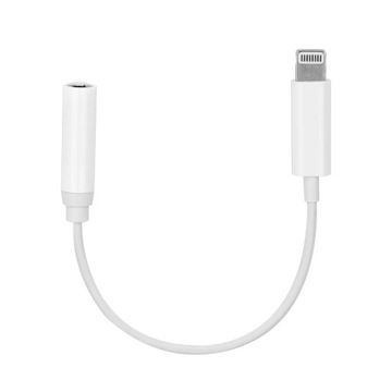 Adapter HF/audio do iPhone Lightning 8-pin do Jack