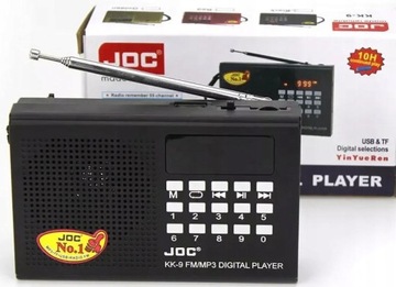 Mini Radio Kieszonkowe Przenośne Bluetooth MP3 USB MicroSD Akumulator