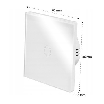2x стеклянный светодиодный ВЫКЛЮЧАТЕЛЬ ПОПЕРЕЧНОГО СВЕТА ДЛЯ ЛЕСТНИЦЫ