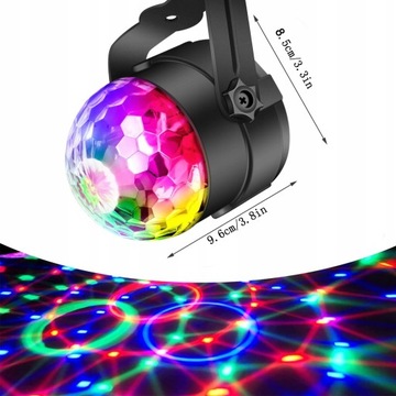СВЕТИЛЬНИКИ СЦЕНЫ ПРОЕКТОР LED ДИСКОШАР RGB