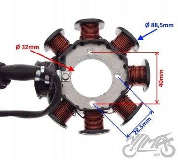 СТАТОР ИСКРОДАТ ДЛЯ ЗИПП ВЗ-2