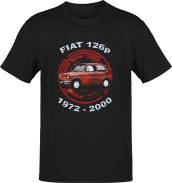 Maluch Fiat 126p Koszulka T-Shirt SAMOCHODY PRL M