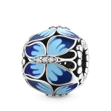 GNOCE - Charms Blue Morpho Butterfly