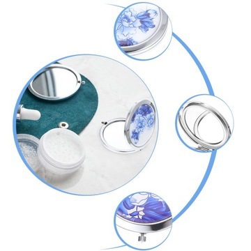 Складное зеркало под туалетный столик, двустороннее, 6 шт.