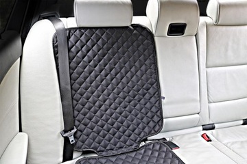 КОМПЛЕКТ ЗАЩИТНОГО КОВРИКА ДЛЯ АВТОКРЕСЛА + ЧЕХОЛ НА СПИНКУ СИДЕНИЯ, ЧЕРНЫЙ