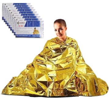 Тепловое аварийное одеяло Life Foil NRC, 10 шт.