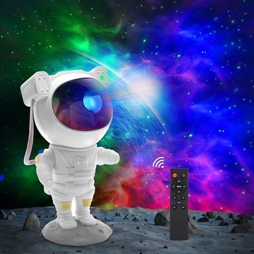 Lampka nocna projektora LED Starry Sky Astronauta Galaxy Astronaut