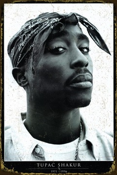 Tablica Ozdobna Blacha Tupac Shakur