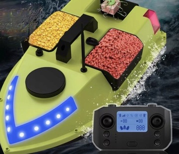 Лодка для прикормки, 3 GPS-ФИДЕРНЫХ ФОНАРЯ С РЫБНОЙ ПРИМЕЛЬЮ, УДАЛЕННАЯ РЫБАЛОЧНАЯ ПРИМИНКА