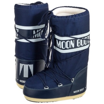 Buty Damskie Śniegowce Moon Boot Nylon Granatowe