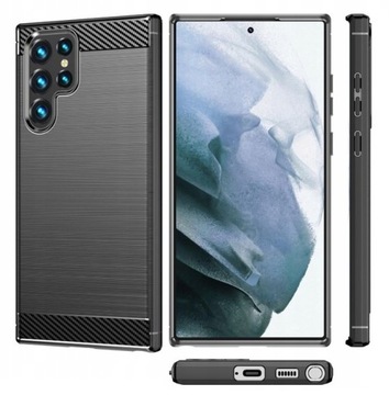 Etui Carbon Case do Samsung Galaxy S22 Ultra