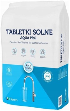 SÓL 25 DO ZMIĘKCZACZA TABLETKI SOLNE TABLETKA UZDATNIANIA 25 KG CIECH